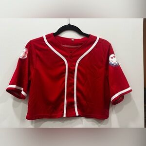 CUSTOM Braves Cropped Baseball Jersey
